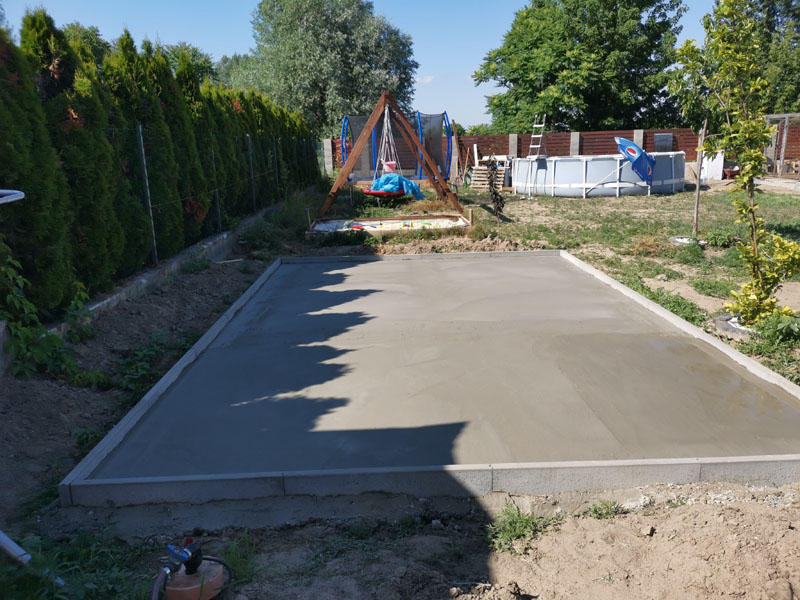 Kültéri betonozás 4