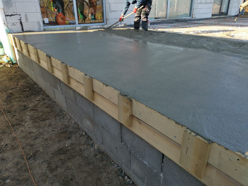 Terasz betonozás 6